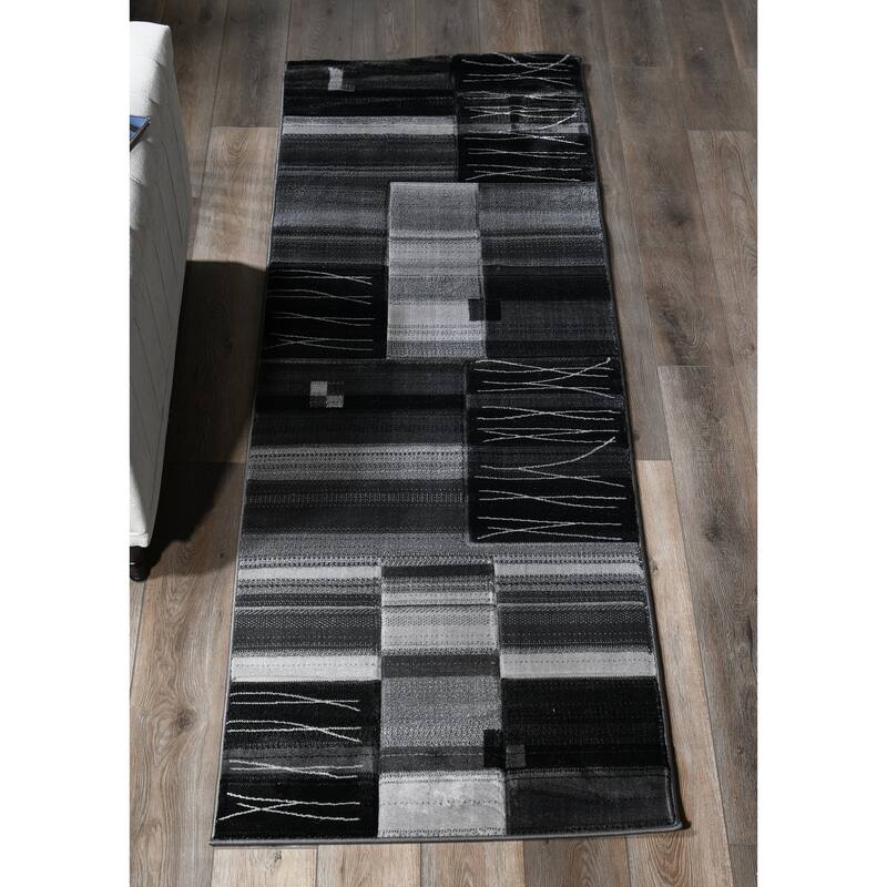 Glamour Abstract Polypropylene Area Rug