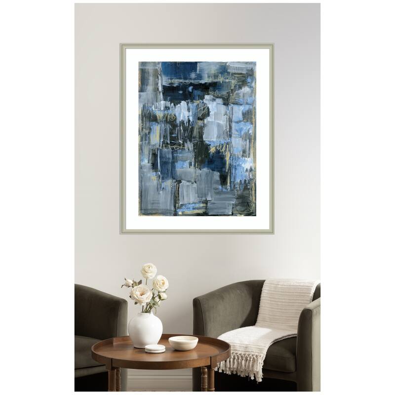 Kate and Laurel Framed Art Thunder Only Happens When its Raining by Leah Nadeau