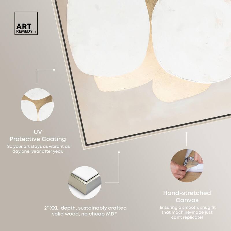 Stacked Stones II Canvas by Art Remedy