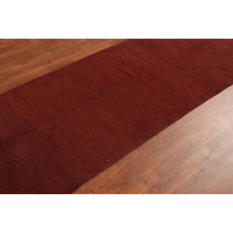 Gabbeh Oriental Runner Rug Handmade Wool Carpet - 2'4" x 9'4"