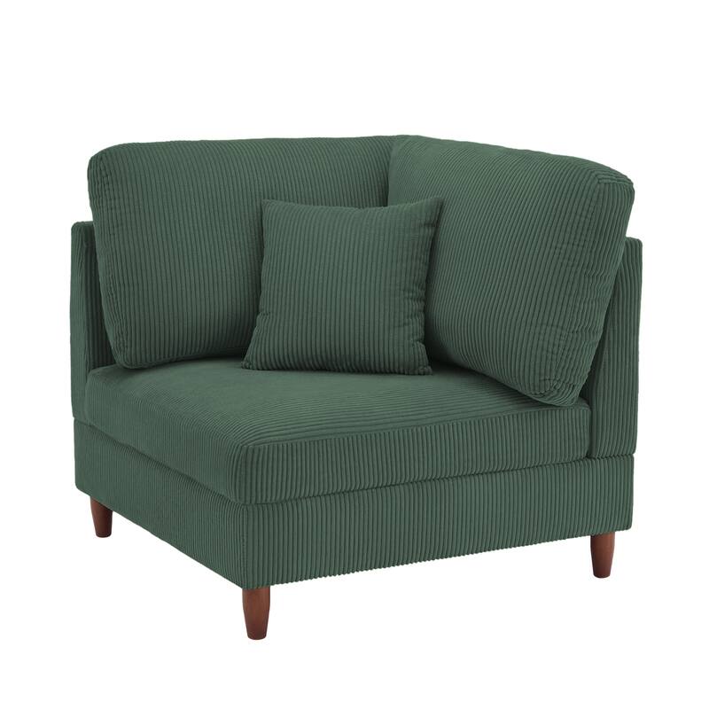 80.3" W Upholstered 3-Piece Sectional Modular Sofa
