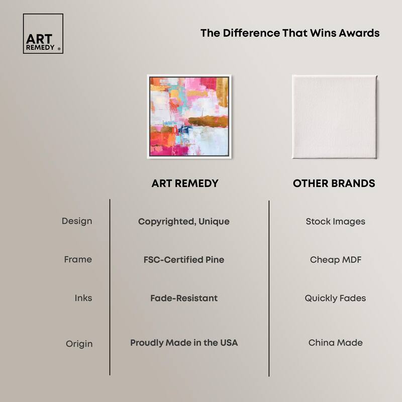 Exuberant Hues II Canvas by Art Remedy