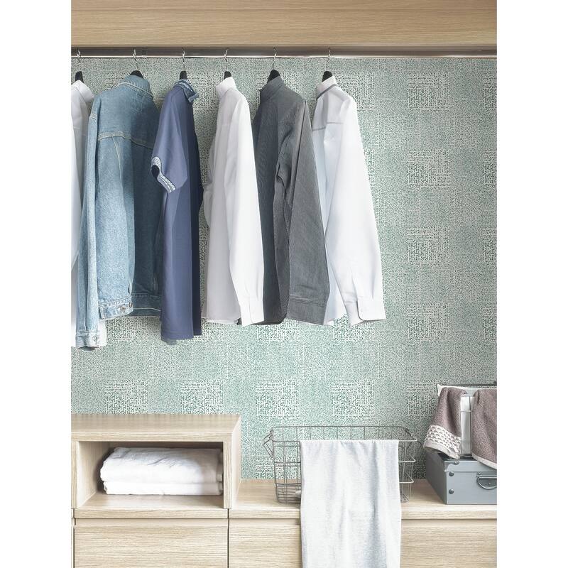 NuWallpaper Green Mayim Peel & Stick Wallpaper