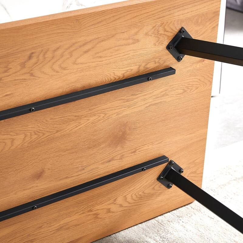 Rectangle MDF Wooden Dining Table