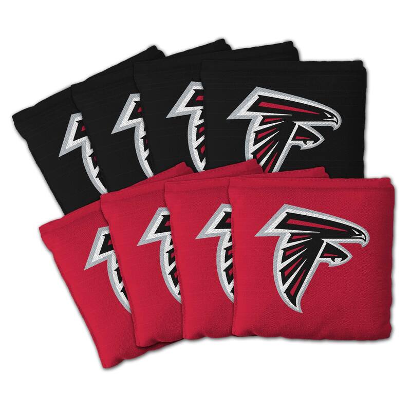 Atlanta Falcons NFL Dual Sided Pro Stop & Slide Cornhole Bags