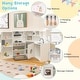 preview thumbnail 7 of 16, Multi-Functional Kids Play Kitchen with Storage and Washing Machine Ideal for Boys or Girls - 16.5" x 11.5" x 37"(W x D x H)