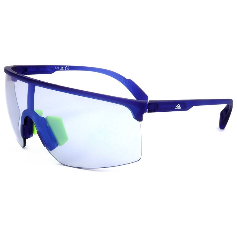 Adidas Sport Man 99mm Matte Blue Sunglasses SP0005-91X-0