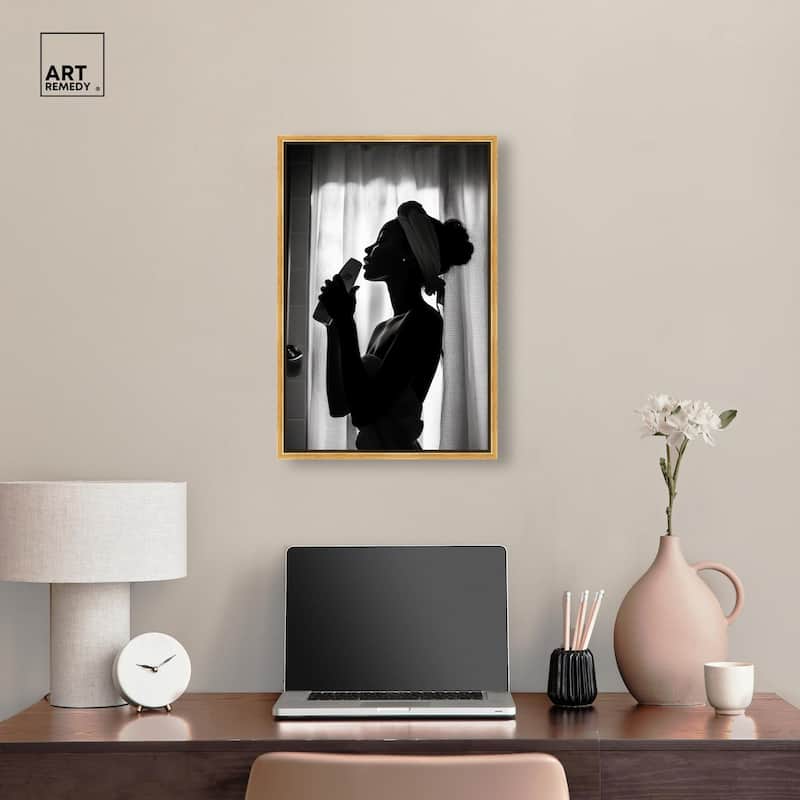 Bathroom Jam Session Canvas by Art Remedy
