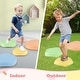 preview thumbnail 15 of 18, Gymax 5 PCS Stepping Stones for Kids w/Storage Bag for Motor Skills