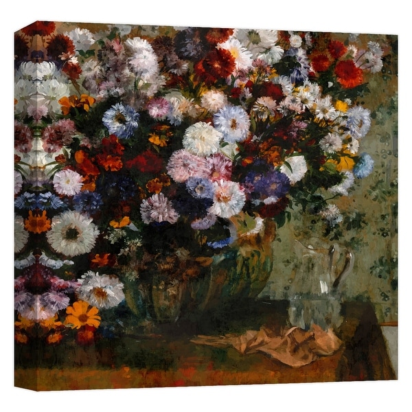 Ptm Images 9 124775 Ptm Canvas Collection 12 X 12 Abstract Bouquet Ii Giclee Flowers Art Print On Canvas