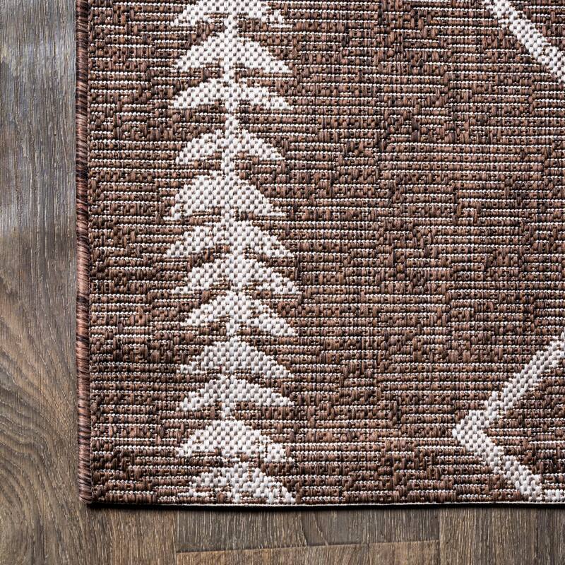 JONATHAN Y Kafel Tribal Diamond Trellis Indoor/Outdoor Area Rug