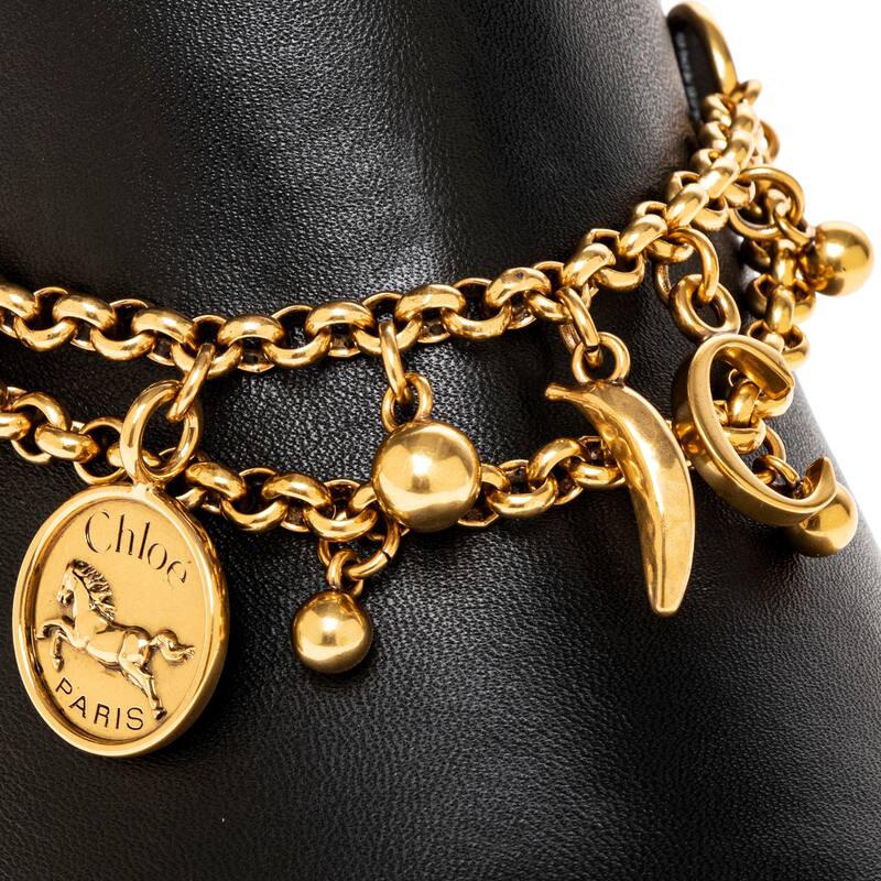 Chloe Charm Heeled Mules