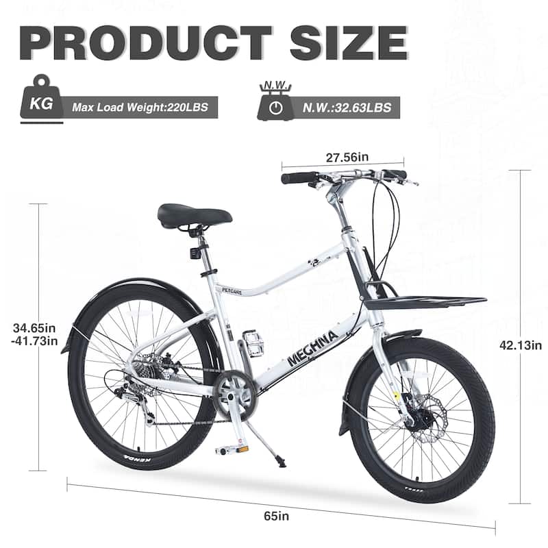 7 Speed Aluminum Alloy 26 Inch Frame Bike