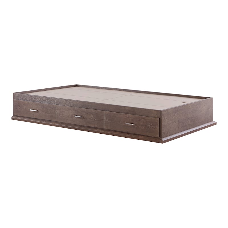 DH BASIC Contemporary 3-Drawer Storage Platform Bed by Denhour