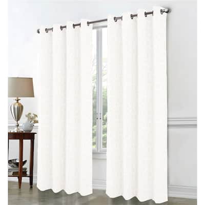Jasper Lurex Jacq Grom Panel 84" Black