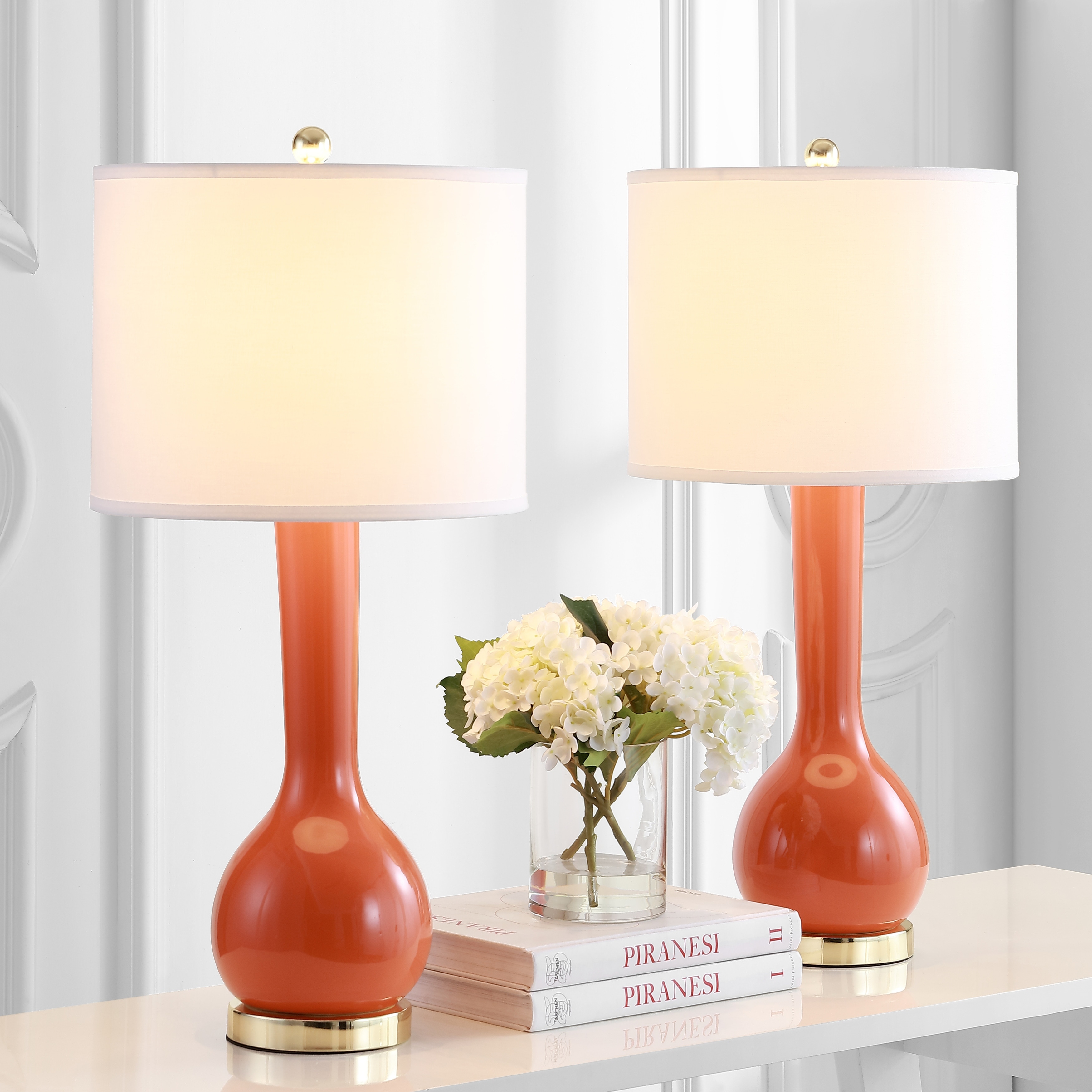 Orange gourd clearance lamp