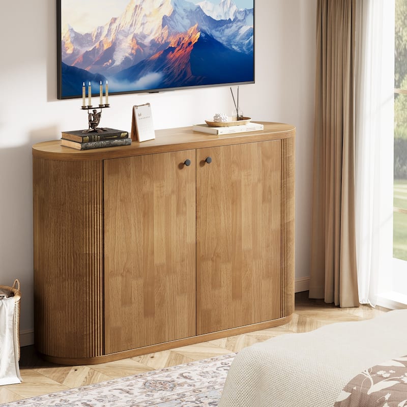 47 Inch TV Stand for TVs up to 55 Inch - 13.7" D x 47.2" W x 31.5" H