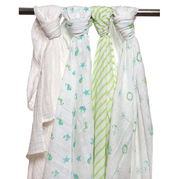 organic cotton muslin swaddle