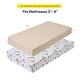 preview thumbnail 3 of 13, Sweet Home Collection Crib & Toddler Bed Sheets for Baby Girls and Boys, 2-Pack Fitted Mattress Sheets