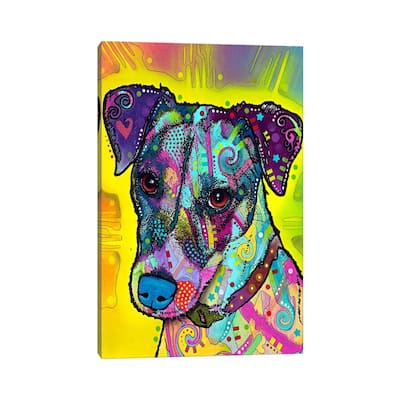 iCanvas "Jack Russell" by Dean Russo Canvas Print