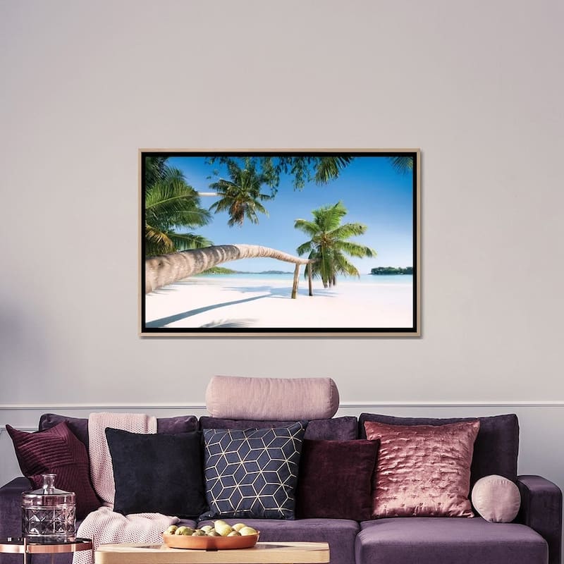 "Palm, Seychelles" by Stefan Hefele Framed