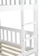 preview thumbnail 26 of 30, Rubber Wood Bunk Bed with Trundle,Convertible into 2 Twin Size Beds,Twin Over Twin Size