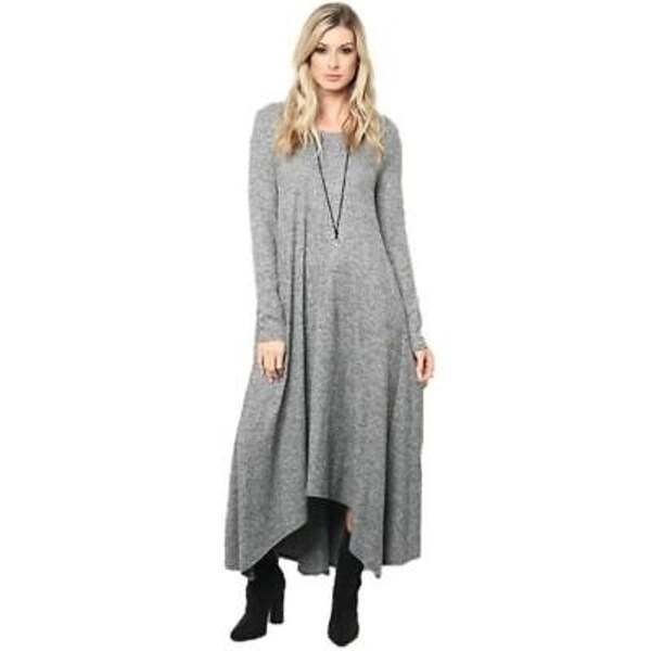 hippie sweater dress