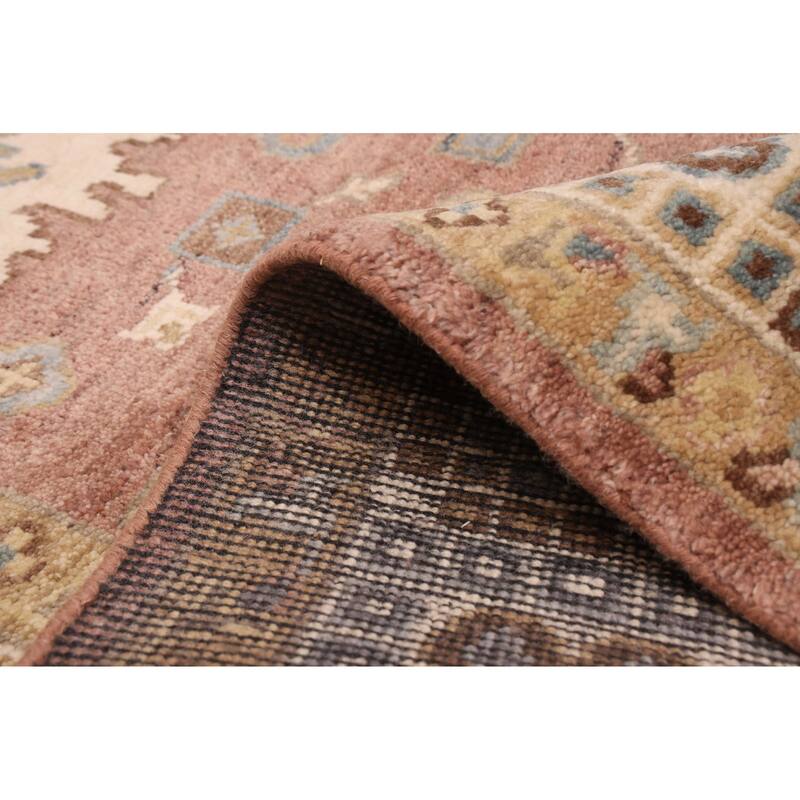 ECARPETGALLERY Hand-knotted Modern Oushak Dark Violet Wool Rug - 8'1 x 10'2