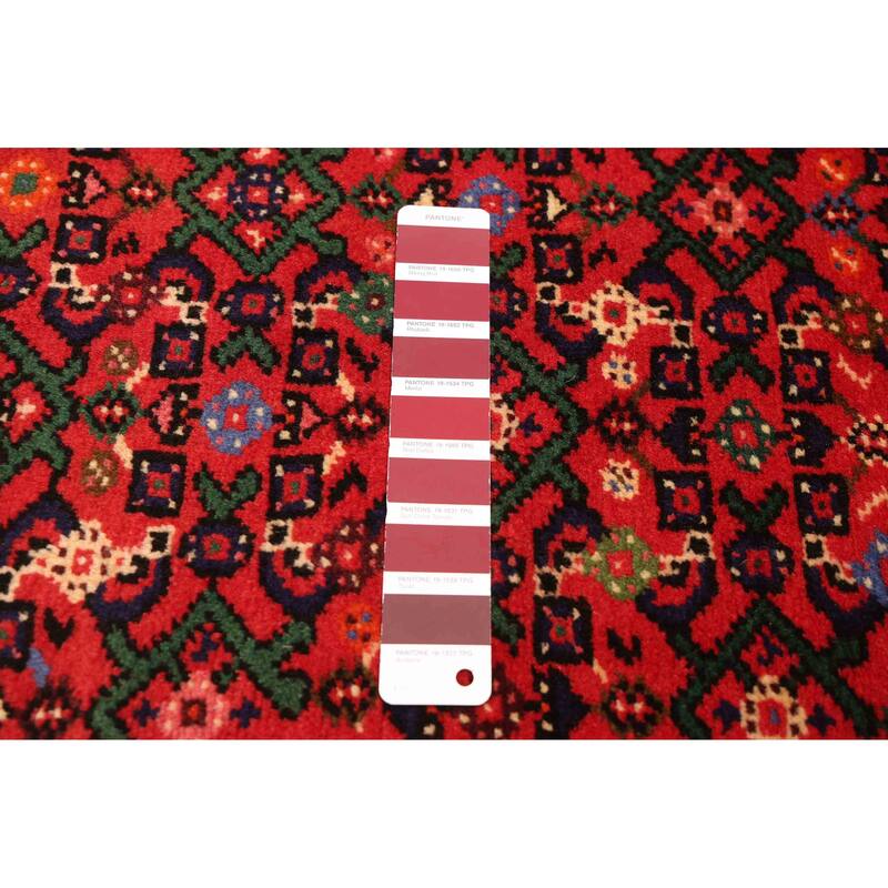 ECARPETGALLERY Hand-knotted Andelz Red Wool Rug - 2'8 x 9'0