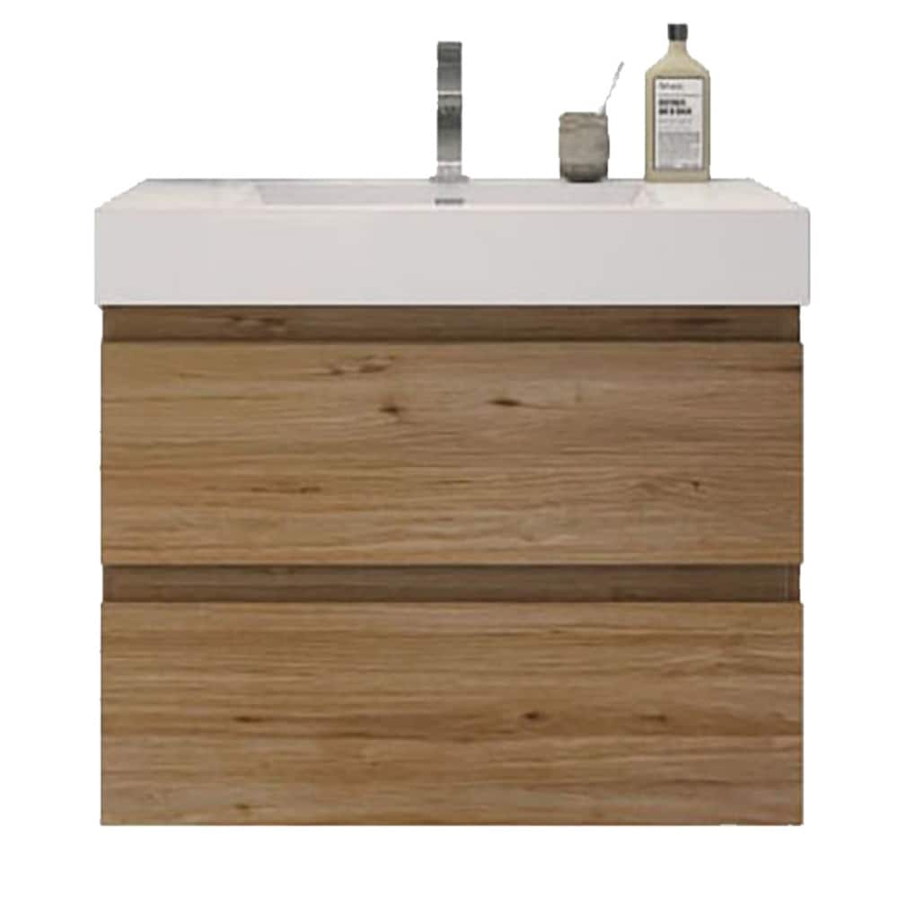 Baillie 30'' Wall-Mounted Vanity with Reinforced Acrylic Sink