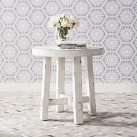 Buy Distressed Round Coffee Console Sofa End Tables Online At Overstock Our Best Living Room Furniture Deals Lightweight for easy transportation and great for porches and decks, this piece is. buy distressed round coffee console