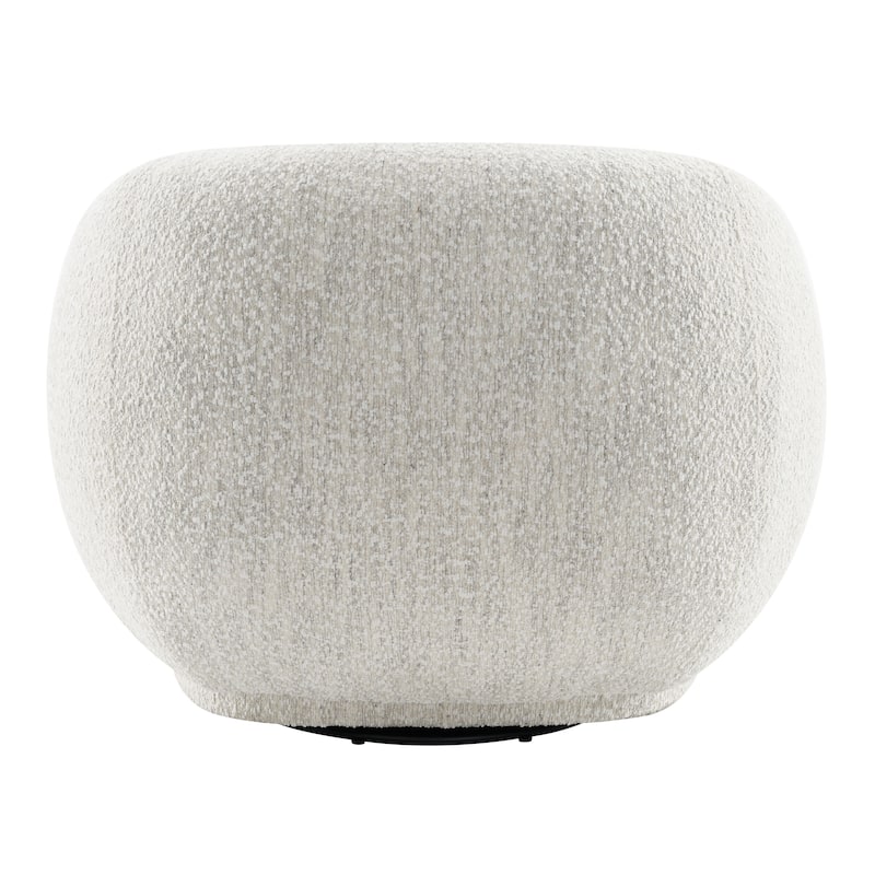 Furniture of America Erynn Modern 42-inch Boucle Swivel Accent Chair