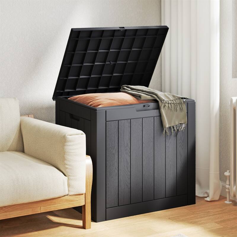 31 Gallon Resin Deck Box-Organization and Storage for Patio Furniture