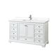 Option White / White Quartz Top / Polished Chrome