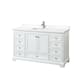 Option White / White Quartz Top / Polished Chrome