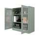 preview thumbnail 33 of 35, Palace Imports 100% Solid Wood TV Stand with Clear Glass Doors for TVs up to 32"