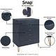 preview thumbnail 25 of 125, Manhattan Comfort 2-Piece Dumbo Modern Multi Drawer Dresser Set