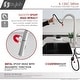 preview thumbnail 35 of 54, STYLISH Kitchen Sink Faucet Single Handle Pull Down Dual Mode Stainless Steel Polished