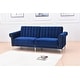 preview thumbnail 43 of 78, Legend Furniture Covertible Velvet Sofa Bed Sleeper