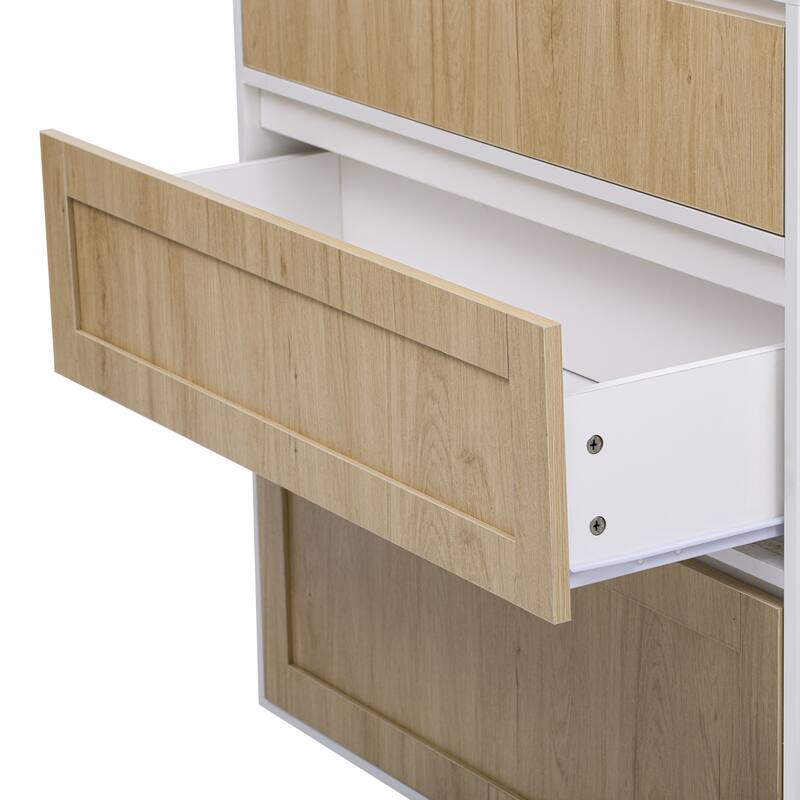 Modern Design Three Drawer Storage Cabinet,Bedroom Clothes Storage Can Be Used in Dining Room, Kitchen, Bedroom.