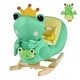 preview thumbnail 10 of 19, Plush Frog Rocking Horse with Lullaby, Sturdy Wooden Base, and Safety Features, Ages 18 Months+