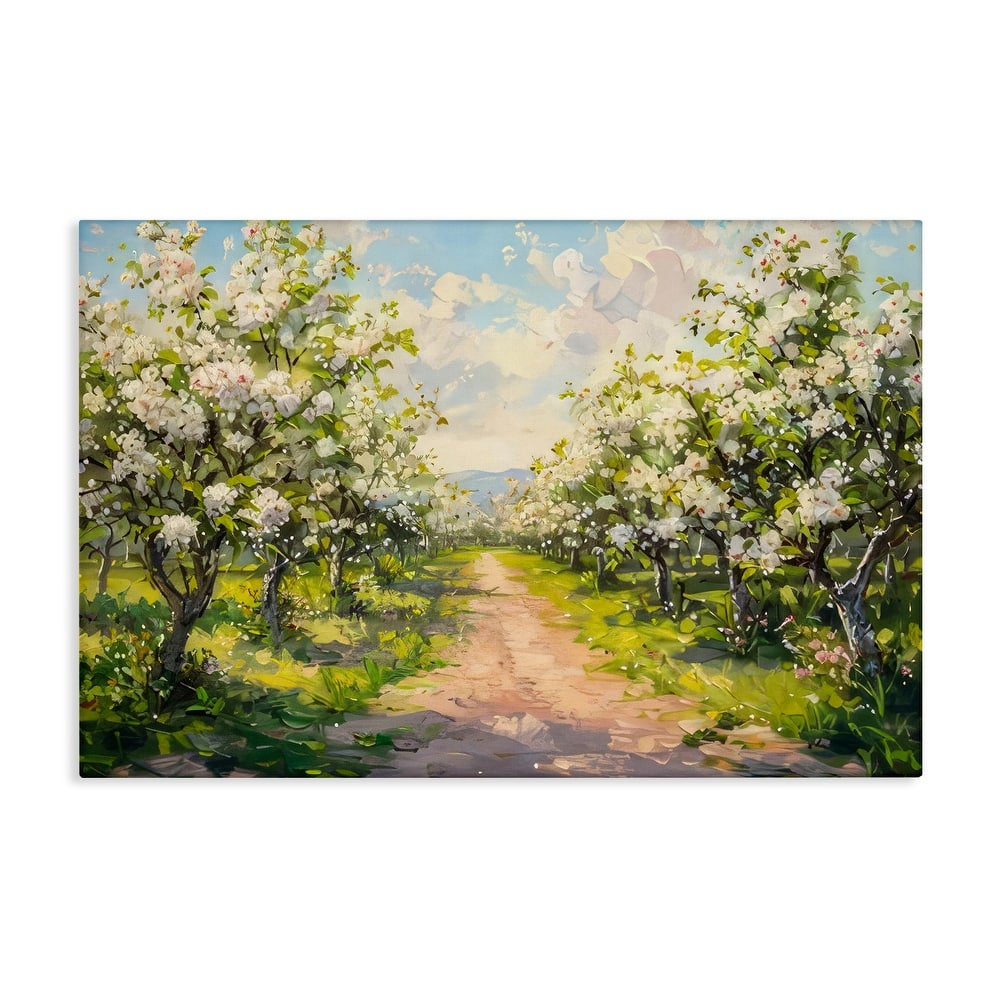 Stupell Path Through Flowering Trees Canvas Wall Art Design By LSR Creative Studio