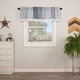 preview thumbnail 3 of 14, Sawyer Mill Patchwork Valance 19x72 - Denim Blue/Soft White