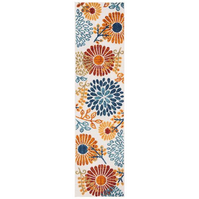 SAFAVIEH Cabana Lilah Indoor/ Outdoor Waterproof Patio Floral Rug
