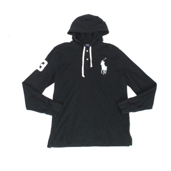 black polo pullover