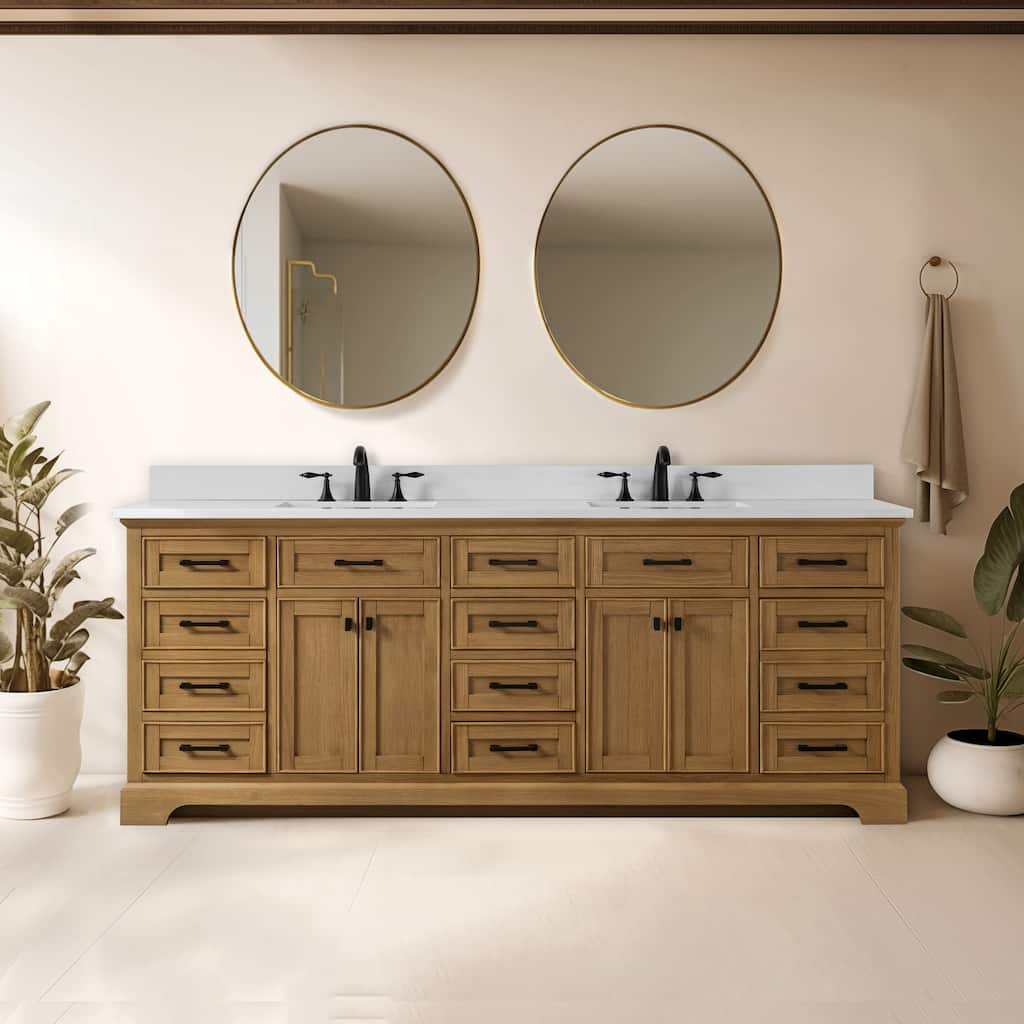 Milano 84" Double Sink Vanity