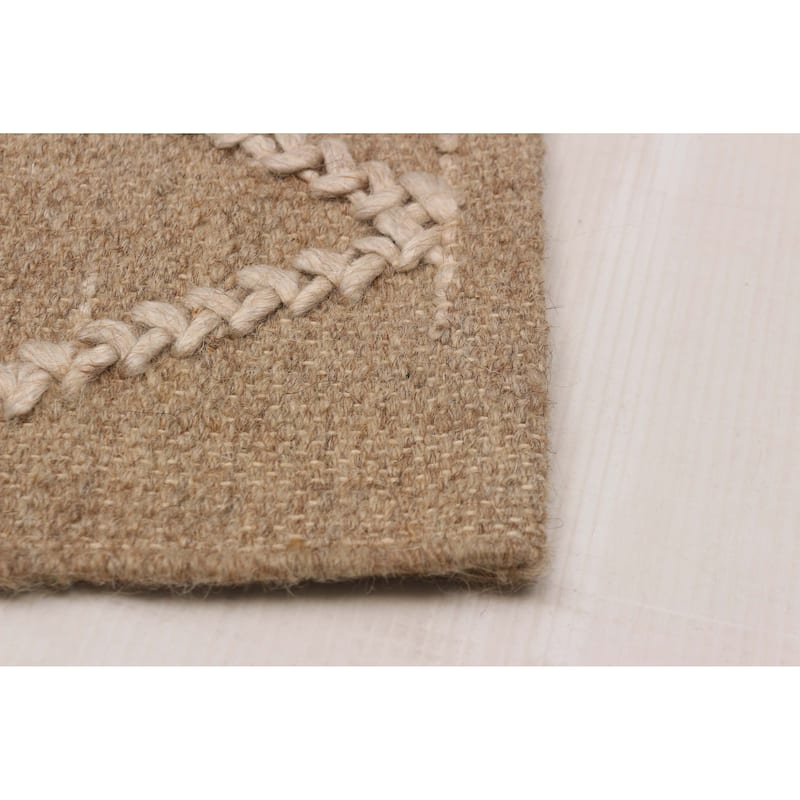 Marrakech Tan Kilim 5'1" x 8'2" - 5'1 x 8'2