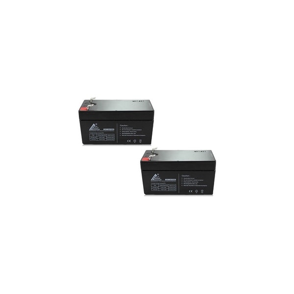 Replacement AGM SLA Battery 12V-1.3Ah 2-Pack Replacement AGM SLA Battery
