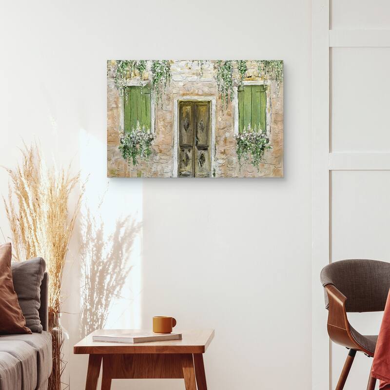 Bienvenue Light by Studio Arts Canvas Art Print