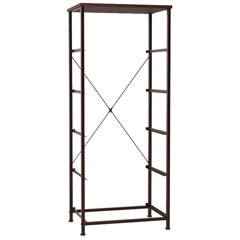 Home Bedroom Furniture 5-drawer Chest Vertical Storage Tower - Fabric Dresser